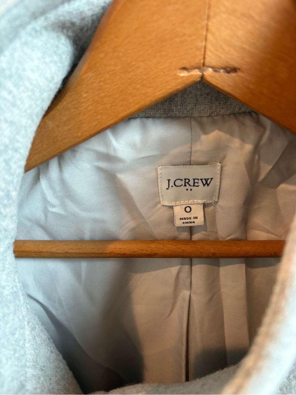 Jcrew woman’s wool grey coat - Picture 3 of 3